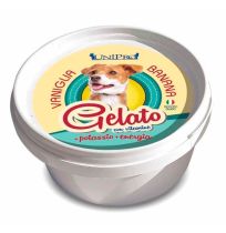 Helado vainilla y pl&aacute;tano para perros unipro gelato