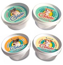 Helados pack 4 sabores para perros unipro gelato