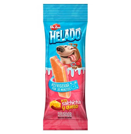 Dr Zoo Helado de salchicha y queso para perros