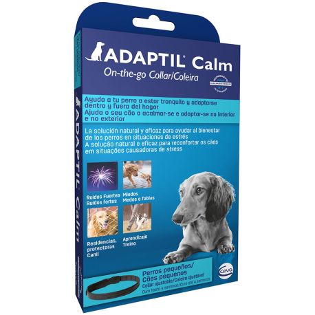 Caja o envase del Collar Ceva Adaptil pequeño 45 cm para calmar y adiestrar perros