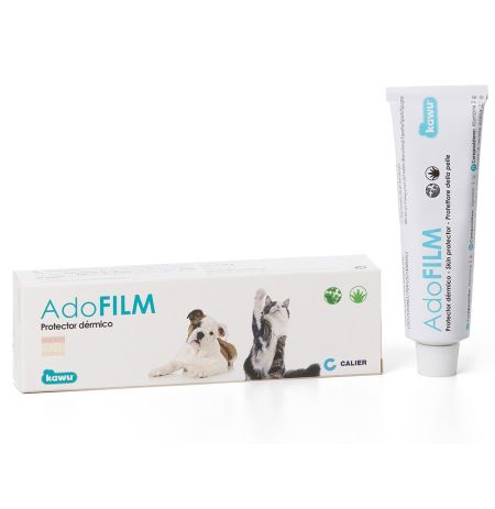  crema cicatrizante y calmante para heridas de perros y gatos Calier Kawu Ado film de 60g