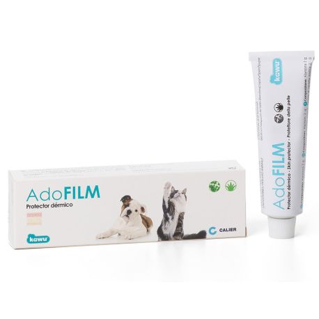  crema cicatrizante y calmante para heridas de perros y gatos Calier Kawu Ado film de 60g