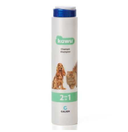 Calier Kawu champú con aceite natural y acondicionador 2 en 1 para perros y gatos 250ml