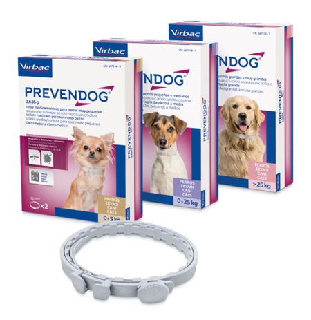 Pack de 2 Collares Virbac prevendog en todos los formatos 35cm, 60cm y 75cm