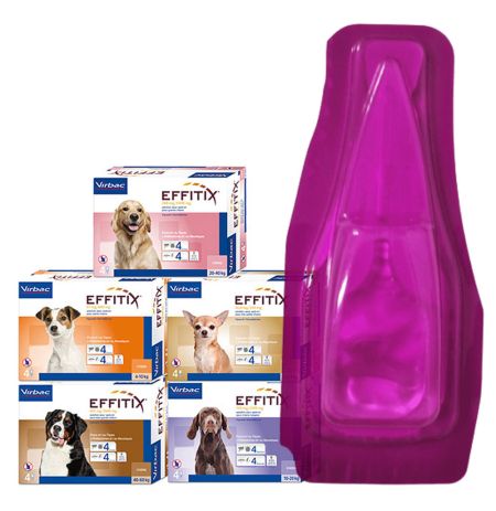 1 unidad de la Pipeta Virbac Effitix para perros contra pulgas, mosquitos y garrapatas