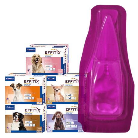 1 unidad de la Pipeta Virbac Effitix para perros contra pulgas, mosquitos y garrapatas