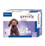 4 pipetas Virbac Effitix M para perros medianos de 10 a 20Kg de peso