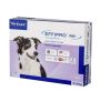 Vista lateral Pipetas Effipro Duo perros medianos de 10 a 20Kg de peso