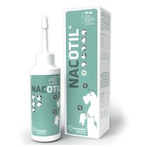 Pharmadiet Nacotil gotas para oídos para bacterias y hongos en perros y gatos de 125 ml