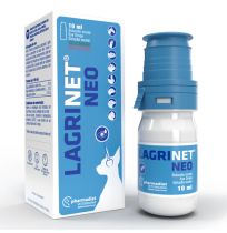 Pharmadiet envase y bote Lagrinet solución lubricante lagrimal ojos para sequedad ocular para perros y gatos en formato 10ml