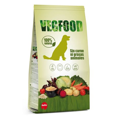 Pienso galitó vegfood para perros veganos y vegetarianos de 15Kg 