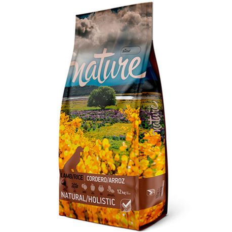 Pienso Satisfaction Nature Cordero y Arroz para perros en saco de 12Kg