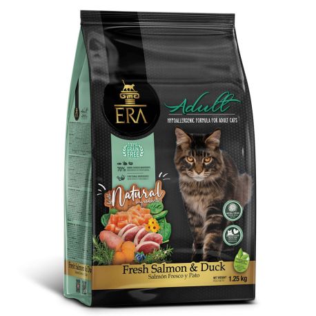 Pienso ERA grain free Salmon & Duck para gatos adultos
