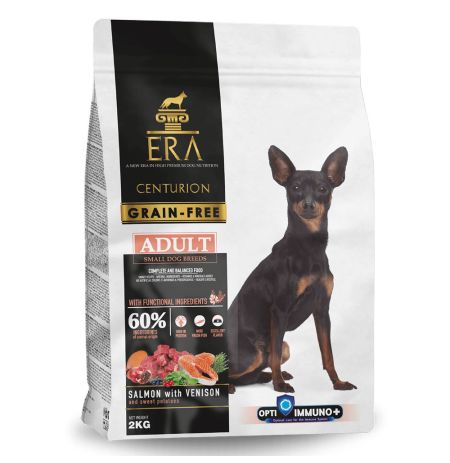 Pienso sin cereales Era Centurion salmón y venado para perros raza pequeña