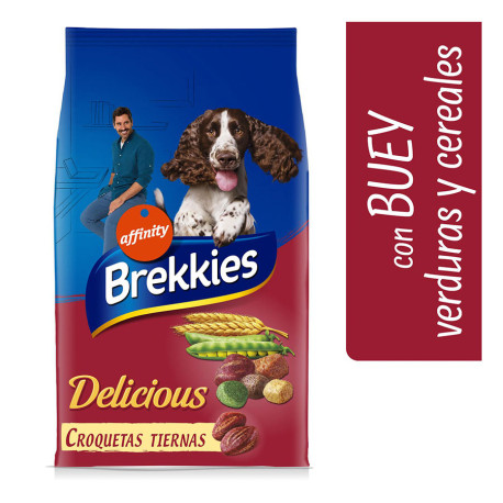 Brekkies delicious buey para perros