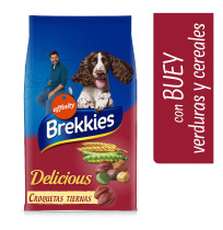 Brekkies delicious buey para perros