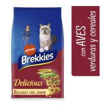 Brekkies cat delicious aves y verduras para gatos