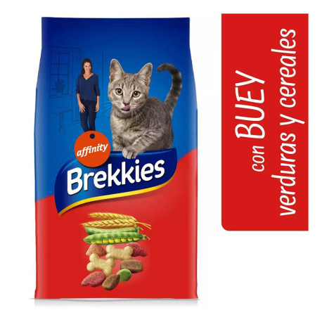 Brekkies cat buey y verduras para gatos