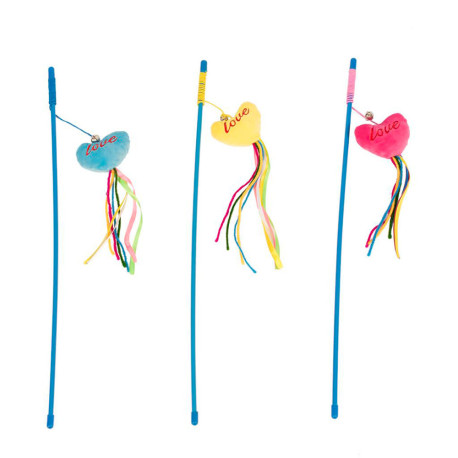 Caña love mix 53cm color aleatorio duvo para gatos