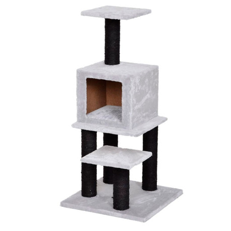 Duvo rascador angele gris y negro