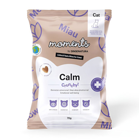DingoNatura Snacks Moments calm para tranquilizar y relajar gatos