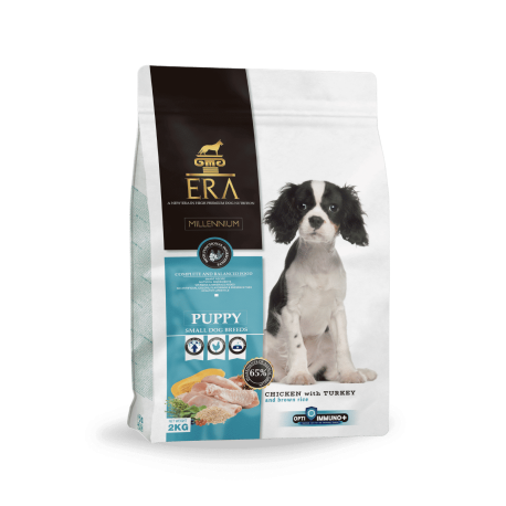 Nuevo diseño del saco de pienso Era Millennium Puppy raza pequeña pollo y pavo