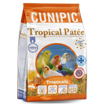 Pienso o comida de pasta de cría para pájaros tropicales (tropical patée) de Cunipic 250g