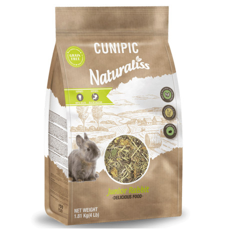 Pienso Cunipic naturaliss conejo baby comida natural en saco de 1,81Kg