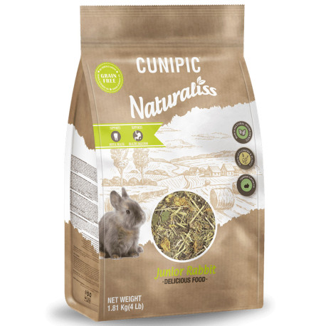 Pienso Cunipic naturaliss conejo baby comida natural en saco de 1,81Kg