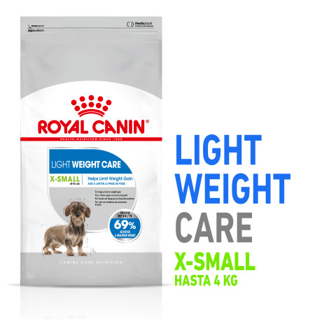 Royal canin x-small light weight care para perros esterilizados
