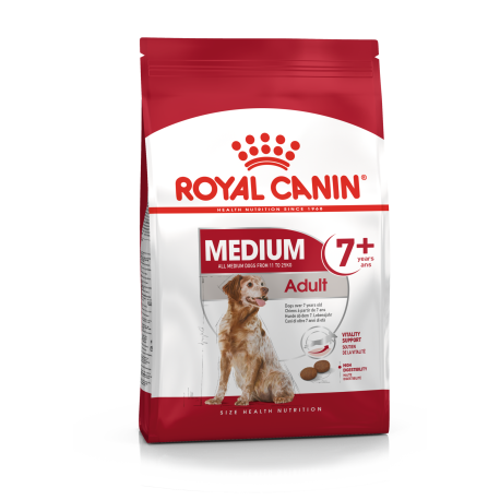 Royal canin medium adult +7 para perros