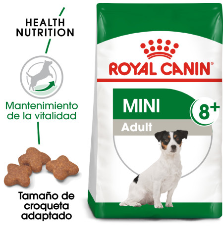 Royal canin mini adult +8 para perros
