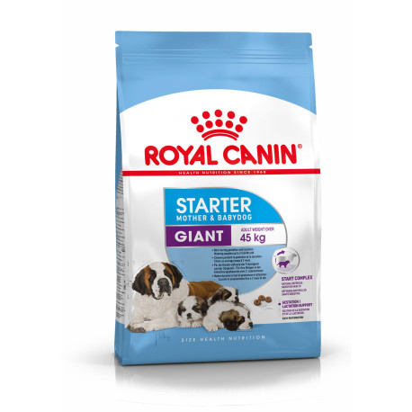 Royal canin giant starter para cachorros y madres