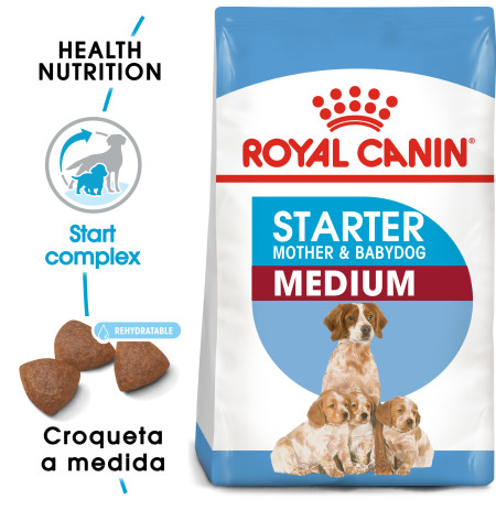 Royal canin medium starter para cachorros y madres