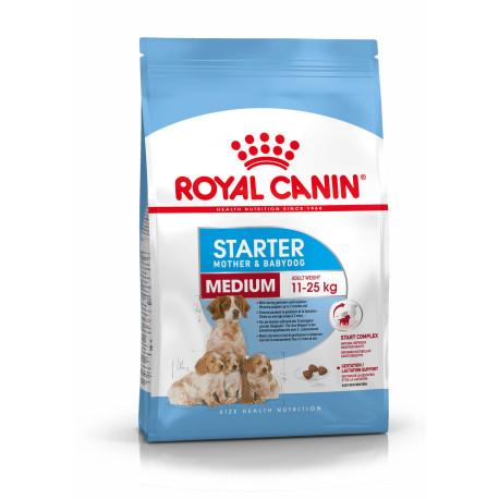 Royal canin medium starter para cachorros y madres