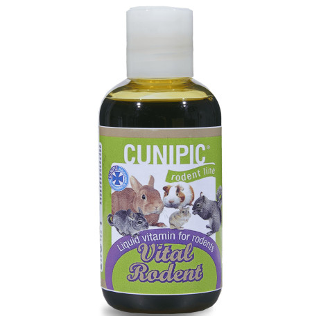 Cunipic vital rodent vitaminas para conejos y roedores en bote de 150ml