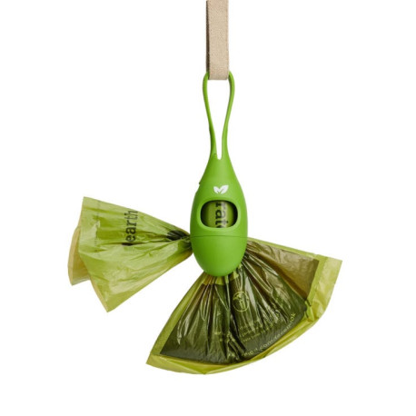 Nuevo diseño dispensador o porta bolsas de caca Earth Rated más 15 bolsas lavanda