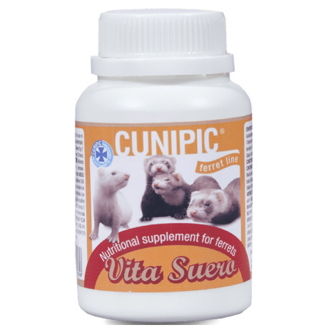 Cunipic vital suero para hurones suplemento rehidratación en bote de 80g