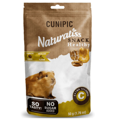 Naturaliss snack healthy Vitamina C para cobayas de Cunipic en 50g