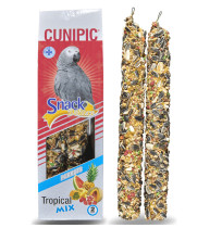 Dos Barritas fruta tropical para loros snack deluxe en 130g de cunipic