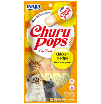 Inaba Churu pops de pollo para gatos 4 x 15g