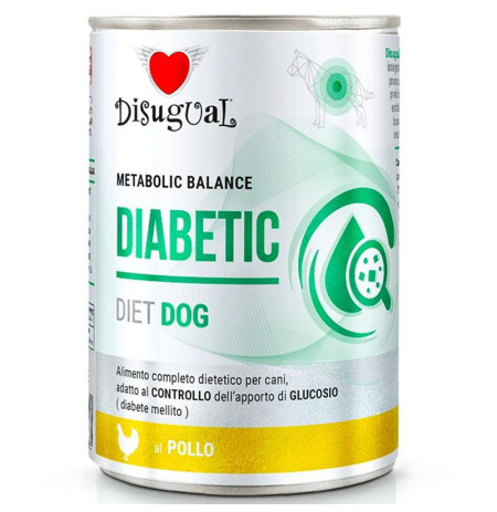 Disugual diabetic pollo latas para perros con diabetes