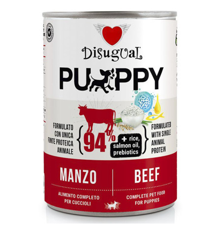 Disugual puppy buey latas monoproteicas para cachorros
