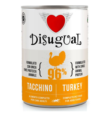 Disugual pavo latas monoproteicas para perros