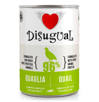 Disugual codorniz latas monoproteicas para perros