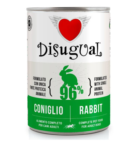 Disugual conejo latas monoproteicas para perros