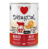 Disugual buey y melón latas para perros