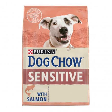 Dog chow sensitive de salmón para perros