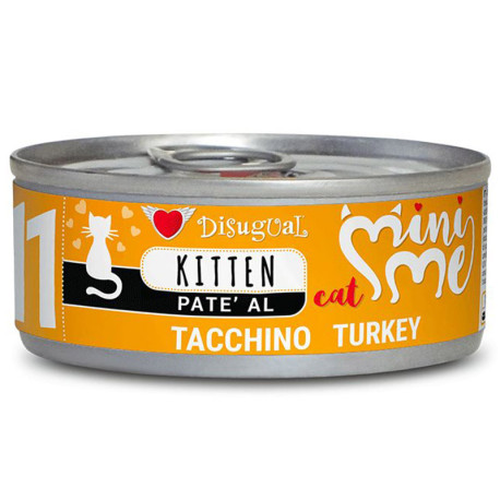 Disugual mini-me kitten pavo latas para gatitos