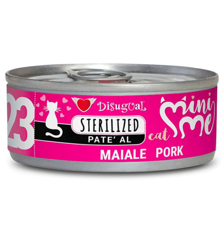 Disugual mini-me sterilized cerdo latas para gatos